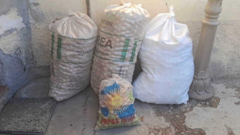 Son casi dos toneladas de nueces las recuperadas por la Policía en Tupungato
